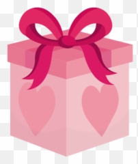 Gift Valentines Day Christmas Pink Heart For - Wrapping png