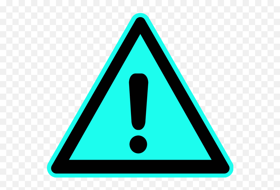 Caution Sign Warning Exclamation Mark Triangle Vector - Triangle With Exclamation Point Blue Png,Triangle Vector Png