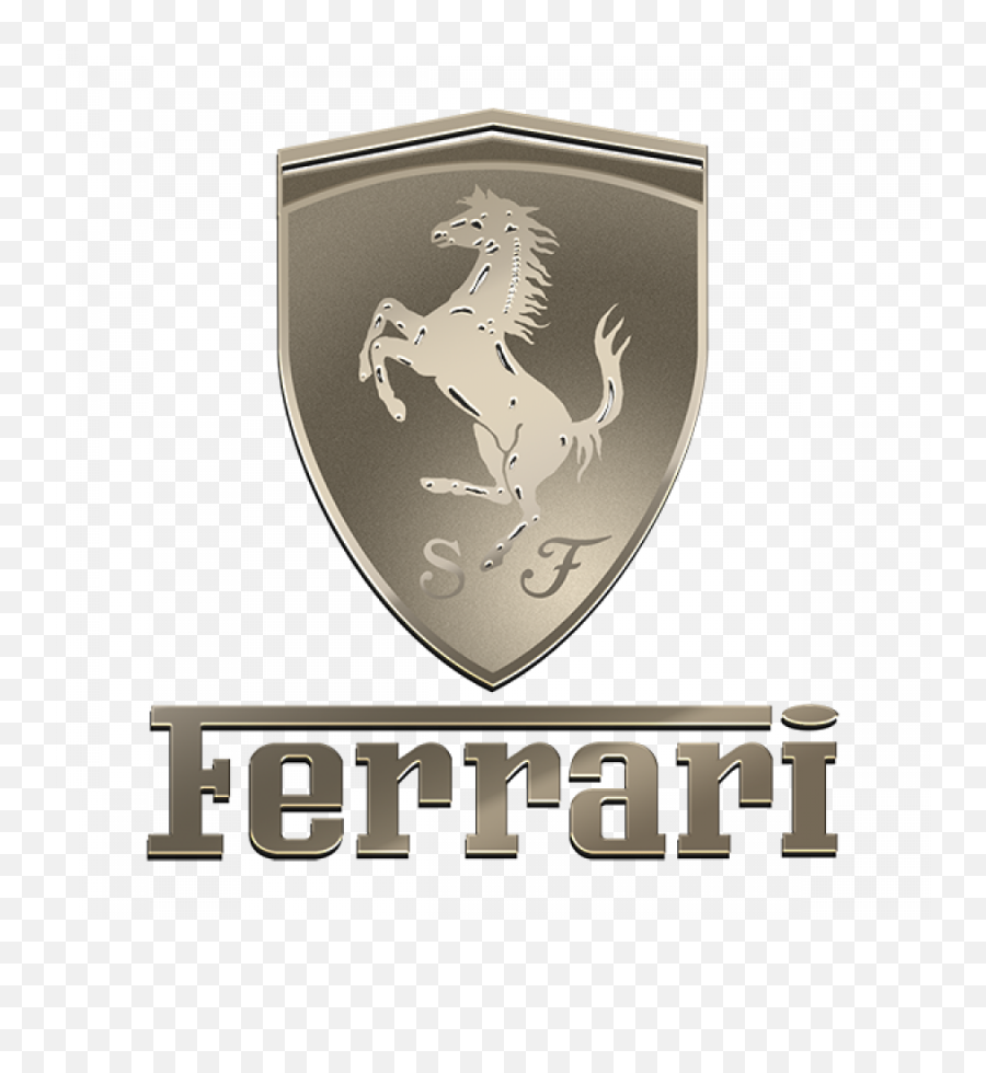 Ferrari Logo Png - Ferrari Font Hd White, Transparent Png - kindpng