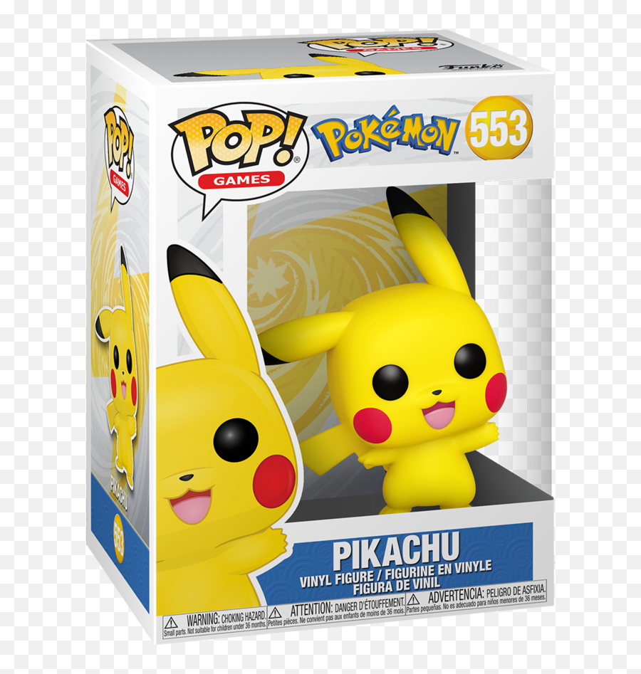 Funko Pop Games Pokémon - Pikachu Waving Funko Pop Pokemon Pikachu Waving Png,Pokemon Pikachu Png