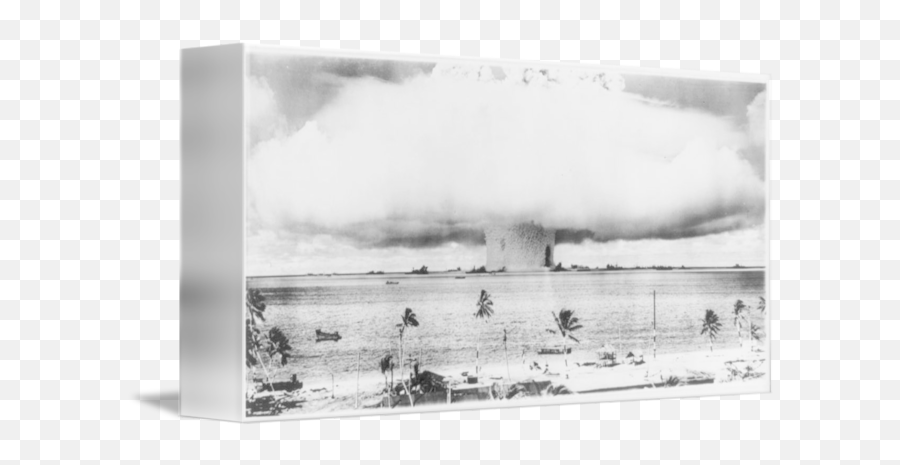 Atomic Bomb Mushroom Cloud Operation Crossroads Ba By Janice M - Atomic Bomb Png,Atomic Bomb Png