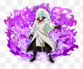 Download Flufffluff Madara Fan - Art Artwork Naruto Rikudo Madara Uchiwa Fan Art Png,Obito Png