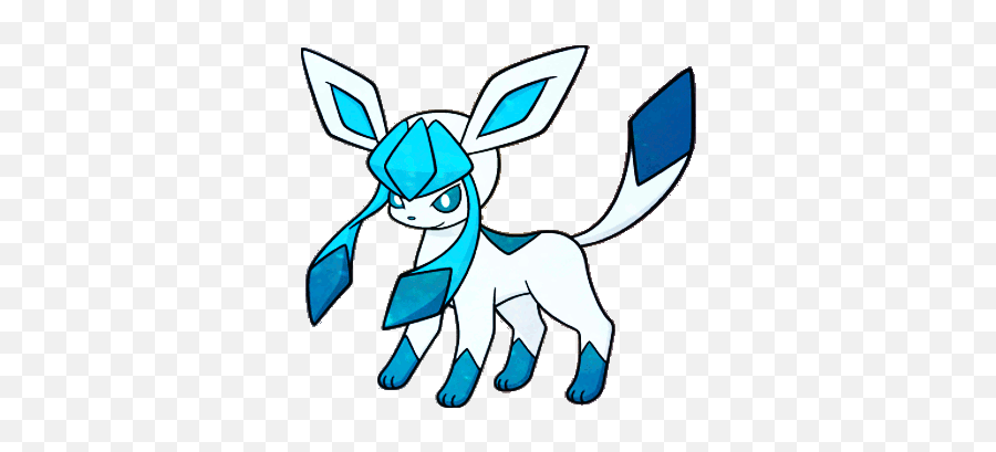 Glaceon Sticker For Ios Android - Shiny Glaceon Dream World Png,Glaceon Png