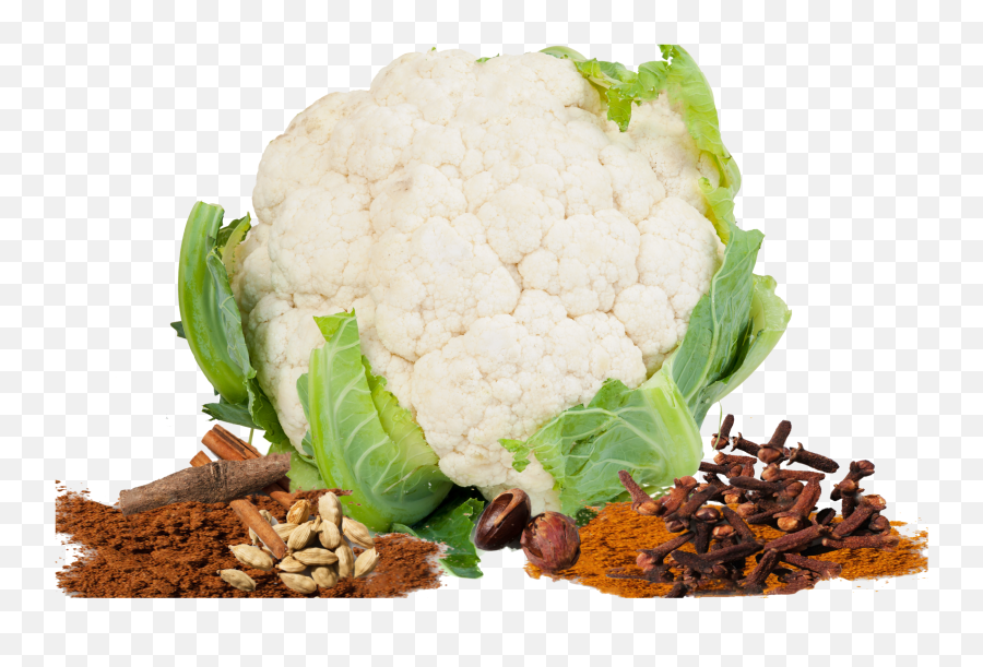 Download Hd Cauliflower Png Transparent - Cauliflower With White Baground,Cauliflower Png