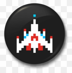 Galaga The Champion Badge - Ship png