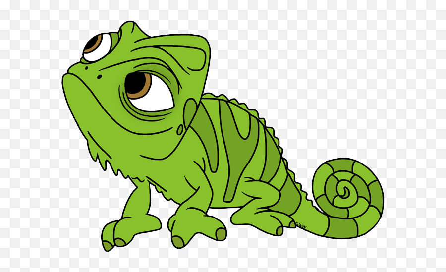 Rapunzel Chameleon Clipart - Pascal Tangled Coloring Pages Png,Chameleon Png