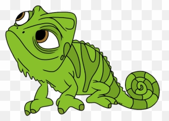 Rapunzel Chameleon Clipart - Pascal Tangled Coloring Pages Png,Chameleon Png