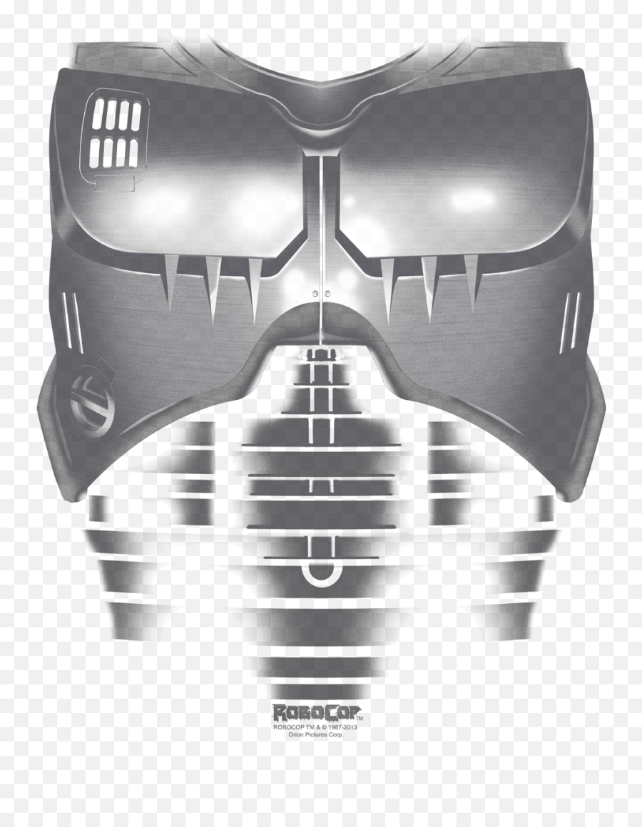 Robocop Robo Armor Mens Ringer T - Robocop Mask Png,Robocop Png