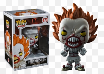 It Funko Pop Vinyl Pennywise With Teeth - Pennywise With Teeth Funko Pop Png,Pennywise Png