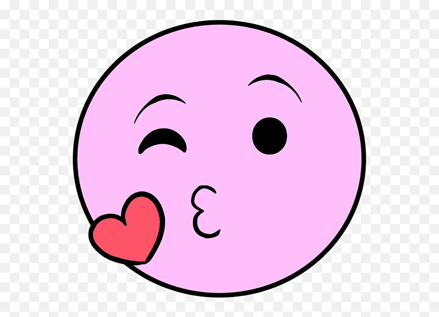 Winky Face Kissing Emoji Meaning - Smiley Face Png,Kissing Emoji Png.
