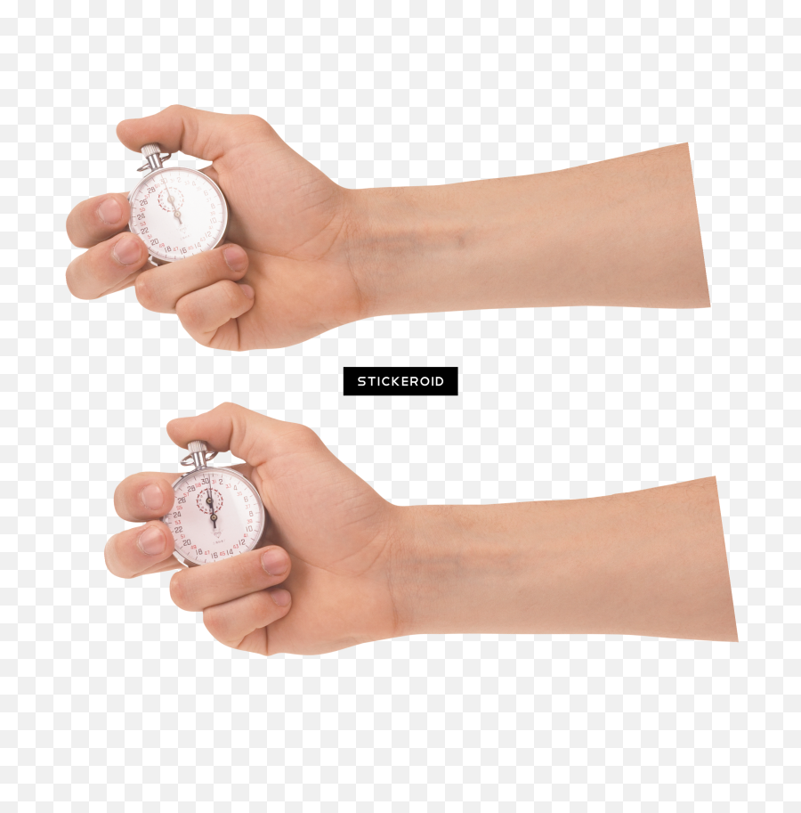 Download Stopwatch In Hand Clock - Vidyarthiyon Ke Liye Time Hand Png,Clock Hand Png