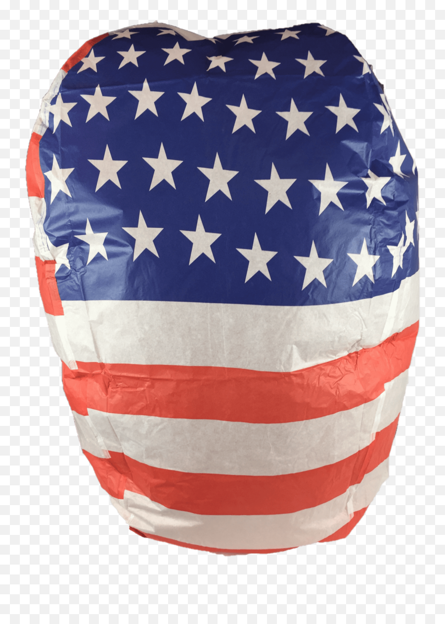 Sky Lanterns - Usa Flag By Fireworks Plus Bean Bag Chair Png,Usa Flag Transparent