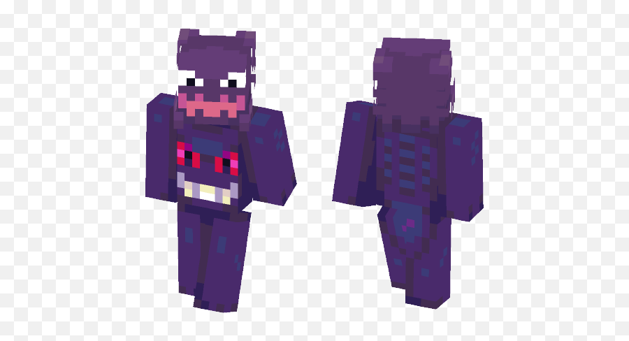 Download Haunter And Gengar Minecraft Skin For Free - Ninja Minecraft Skin Png,Gengar Png