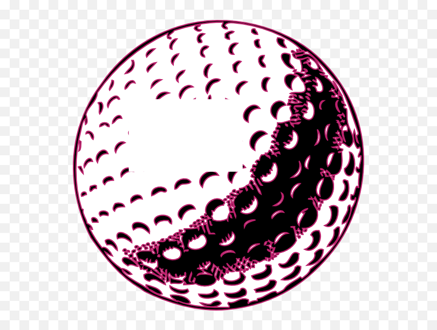 Golf Ball Clip Art Free Vector Clipart Images - Black And Clip Art Golf Ball Png,Golf Ball Transparent