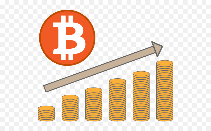 Rising Free Illustration Image Icon Picture - Bitcoin Logo Png,Bitcoin Png
