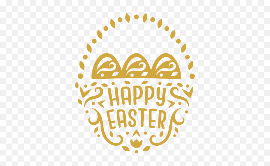 Ornate Easter Basket Badge Vinylt - Transparent Png U0026 Svg Happy,Easter Basket Png