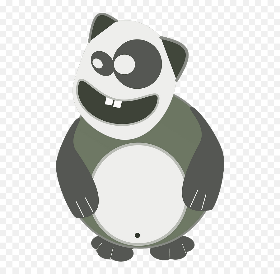 Crazy Face Panda Clipart Free Download Transparent Png - Support Your Local Bandidos,Panda Face Png