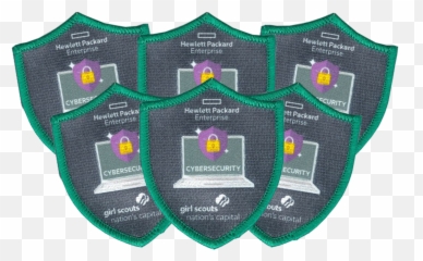 Hpe Teams Up With Girl Scouts To Teach - Girl Scouts Cybersecurity Badge Png,Girl Scouts Logo Png