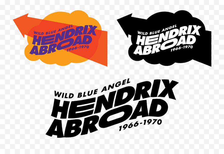 Hendrix Abroad Exhibit Design - Horizontal Png,Jimi Hendrix Logo