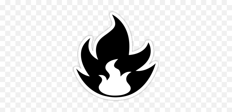 Pokemon - Pokemon Fire Type Symbol Png,Pokemon Logo Black And White