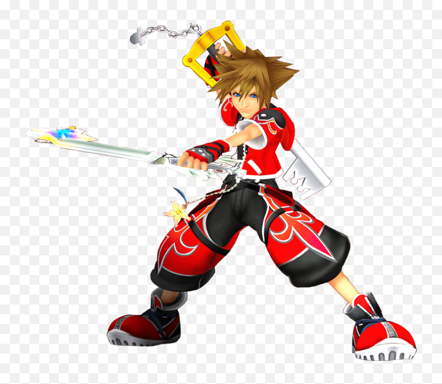 Kingdom Hearts 2 Valor Form Sora - Sora Kingdom Hearts 2 Hd Png,Kingdom Hearts Sora Png