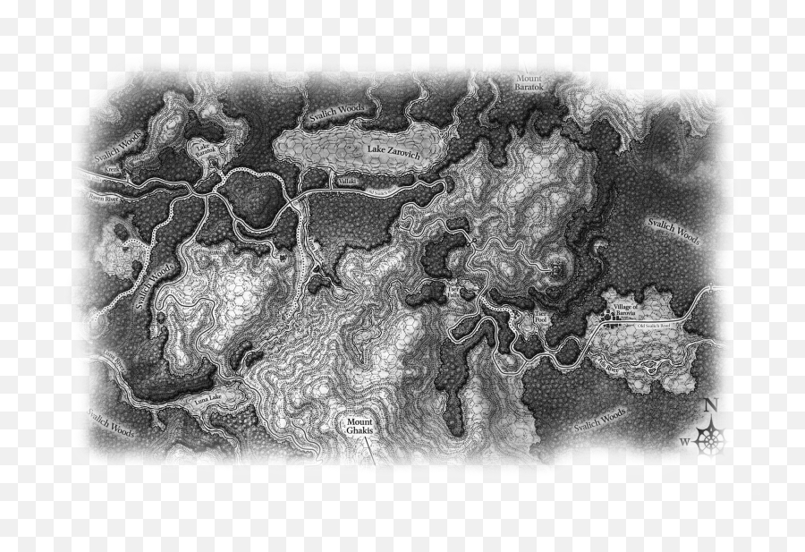 Land Of Barovia - 5th Edition Ravenloft Curse Of Strahd Barovia Map Png,Curse Of Strahd Logo