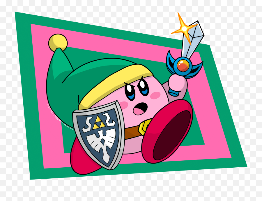 Toon Link Kirby Redo By Masterreviewer1000 - Fur Affinity Fictional Character Png,Toon Link Transparent