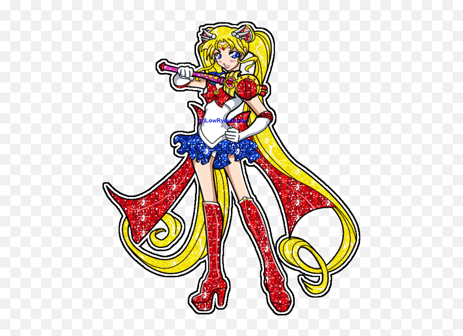 Sailor Moon Theme Song - Studios Glitter Sailor Moon Gif Png,Moon Gif Transparent