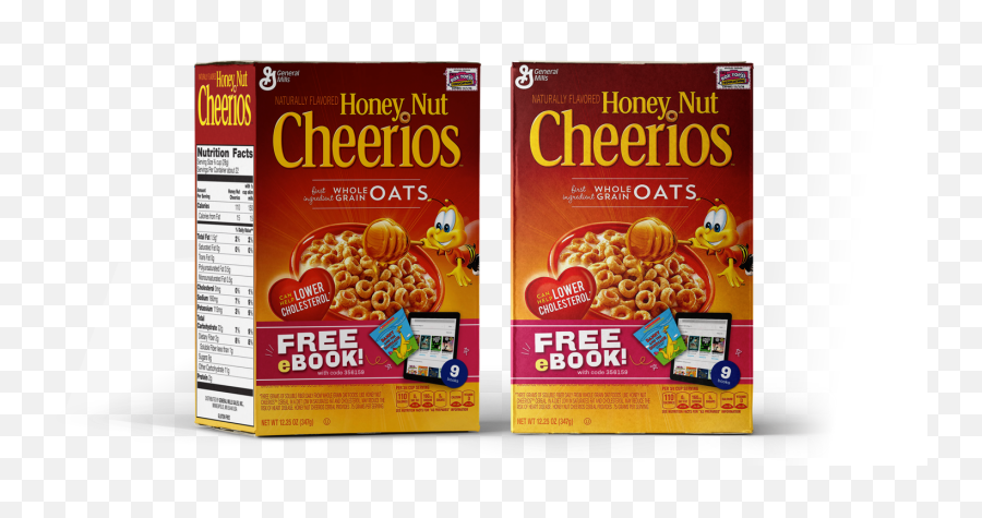 Honey Nut Cheerios Png Image With No - Honey Nut Cheerios Box With Promotion,Cheerios Png