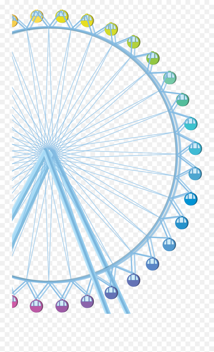 Giant Wheel Pnglib U2013 Free Png Library - Watercolor Ferris Wheel Png,Ferris Wheel Transparent