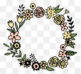 Flowers Vector Png - Graphic Flower Vector Circle