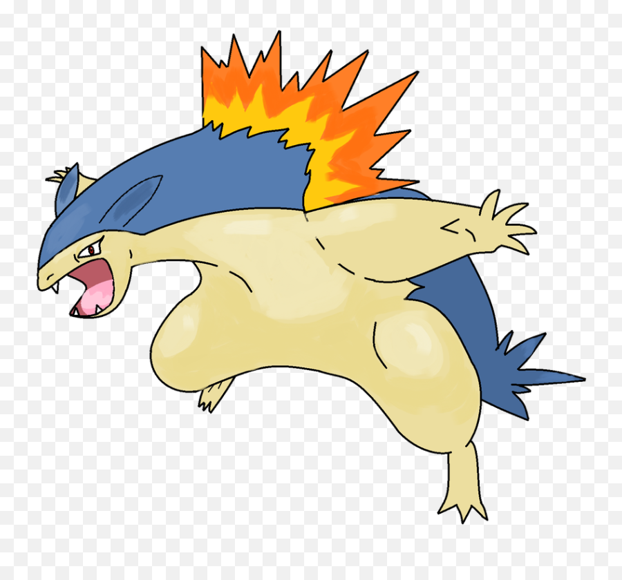 Hd Typhlosion Transparent Png Image - Pokemon Typhlosion Transparent,Typhlosion Png