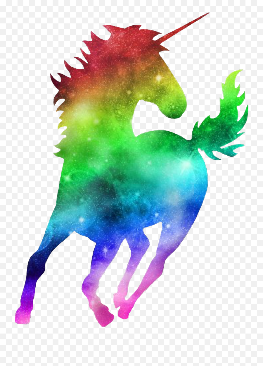 Unicorn Face Clipart Galaxy - Galaxy Transparent Unicorn Background Png,Transparent Unicorn