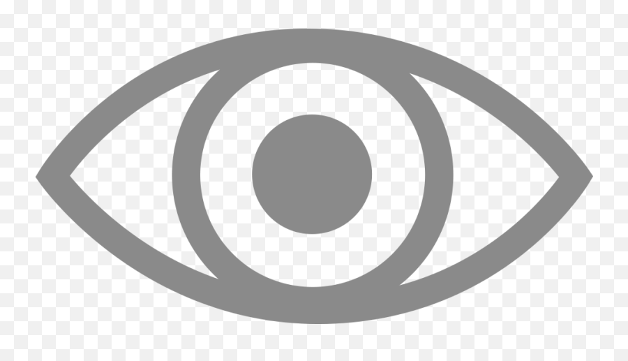 View Icon Png - Dot,Eyeball Icon Png