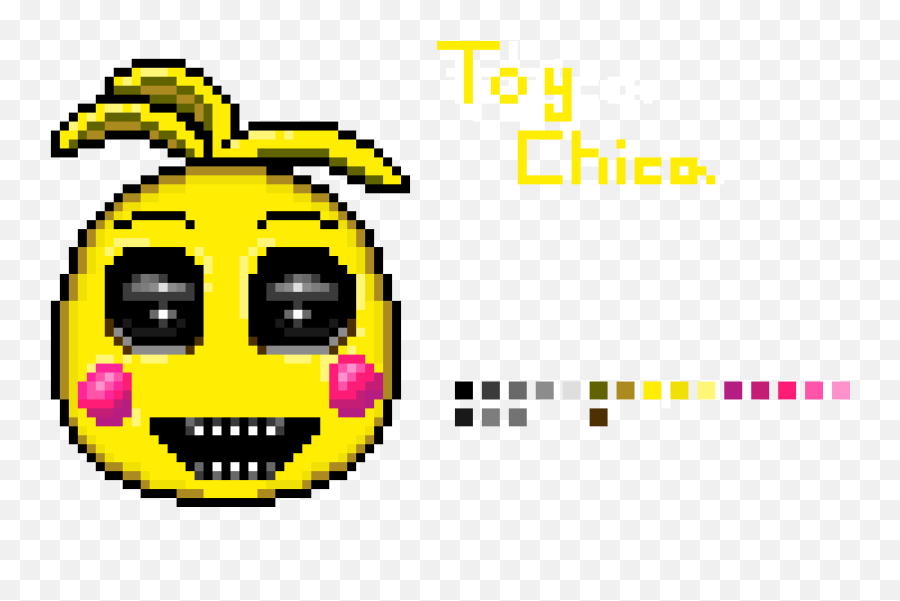 Fnaf - Fnaf Pixel Art Toy Chica Png,Chica Icon
