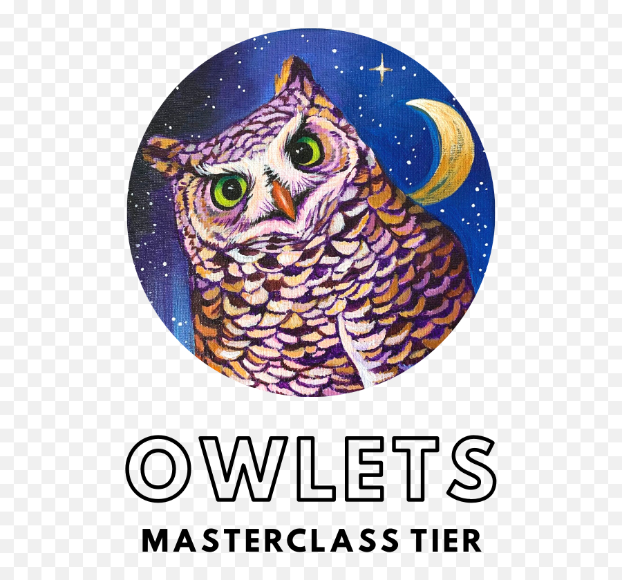 Animal Art Masterclass U2014 Lauren Elizabeth - Eastern Screech Owl Png,Creative Art Challenge Icon