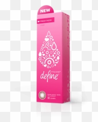 1 - One Day Acuvue Define Fresh Png,Pink Icon Contact Lens Location