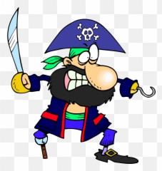 Pirate Clipart Transparent - With Hook Hand png