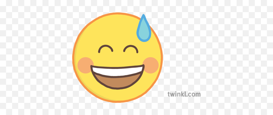Sweat Emoji People Planit Maths Y2 - Twinkl Png,Pensive Emoji Transparent