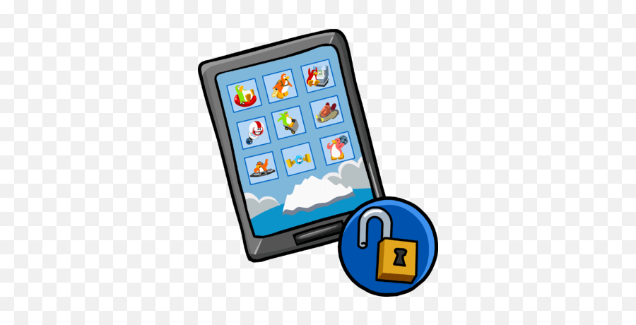 Club Penguin Rewritten - Club Penguin Phone Item Png,Penguin Aim Icon