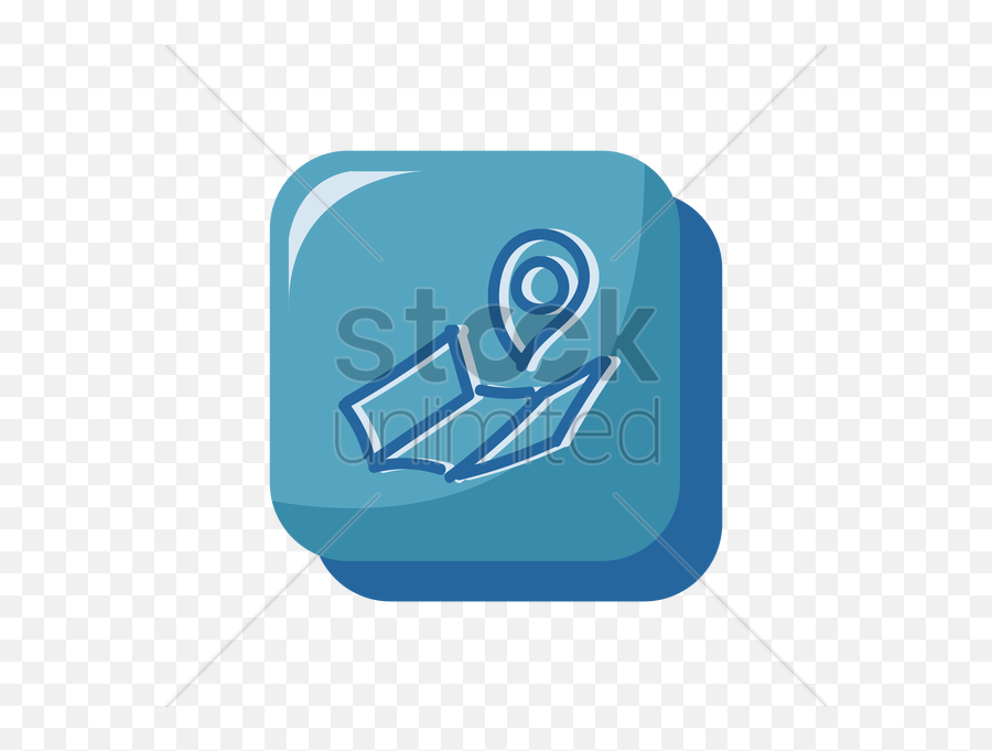 Map And Pointer Icon Vector Image - 1633556 Stockunlimited Illustration Png,Google Map Pointer Icon