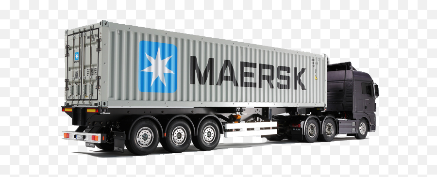 Cargo Container Trucks Png Transparent - 40 Ft Container Truck,Container Png