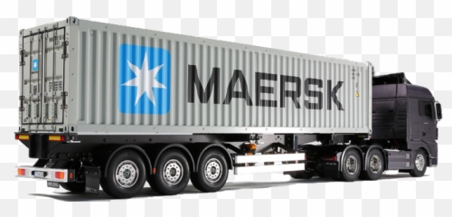 Cargo Container Trucks Png Transparent - 40 Ft Container Truck,Container Png