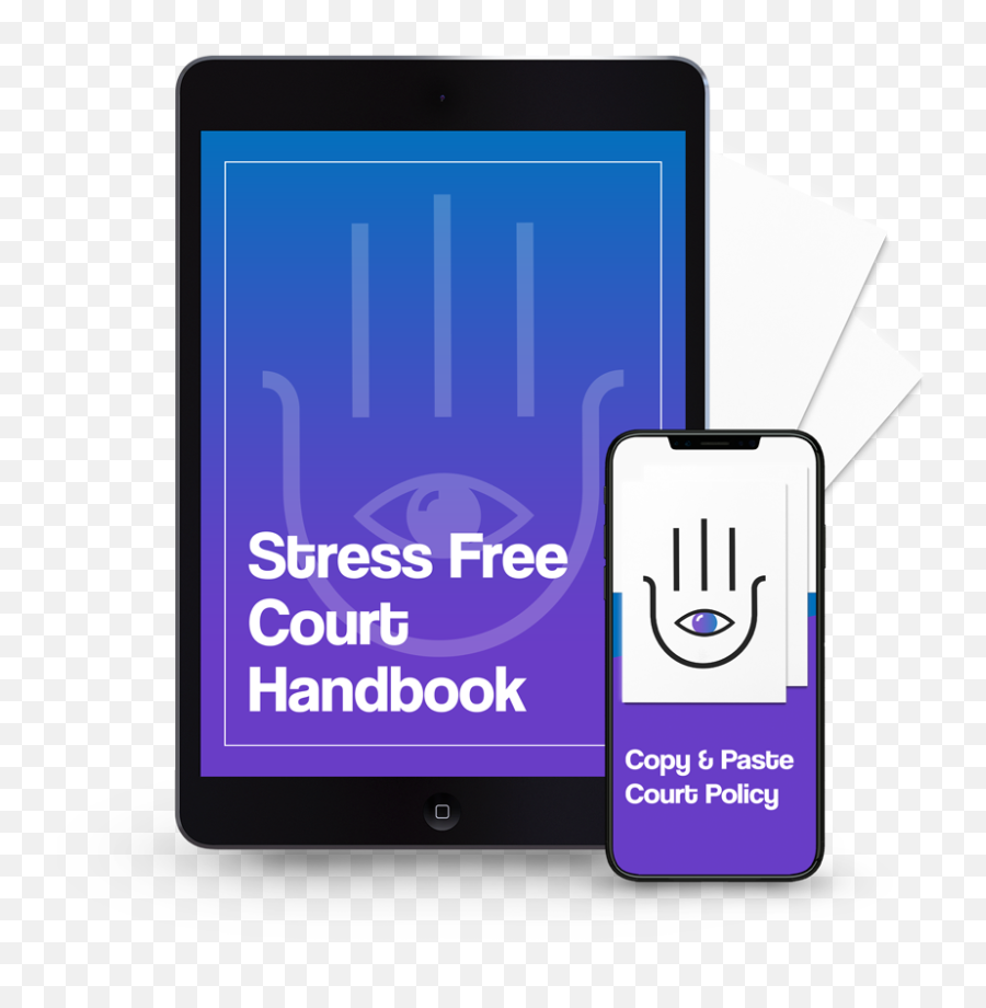 Bundle Court Policy Stress Free Handbook U0026 Bonus Worksheets U2014 Therapist Prep Png Icon