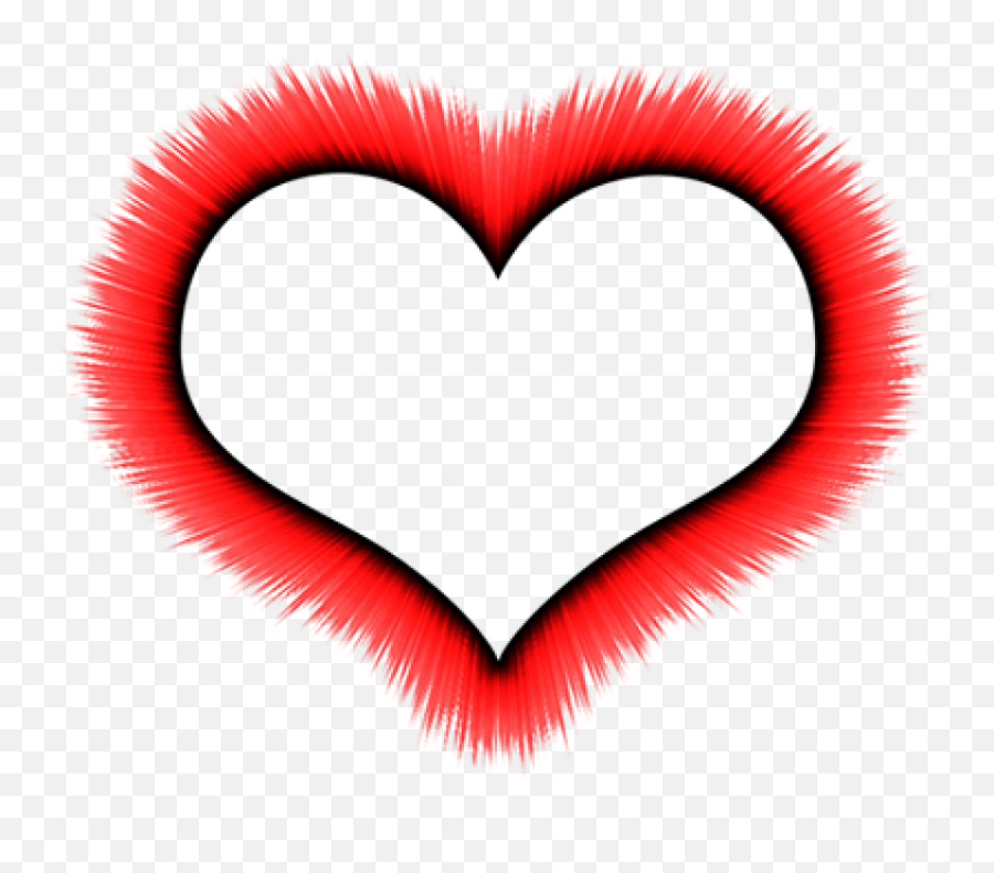 Transparent Heart Border Hd - Heart Shape Frame Png,Love Frame Png