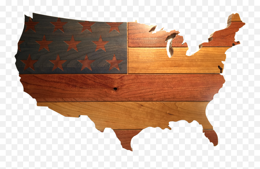 Handcrafted United States Flag - Usa Map Vector Png,United States Outline Png