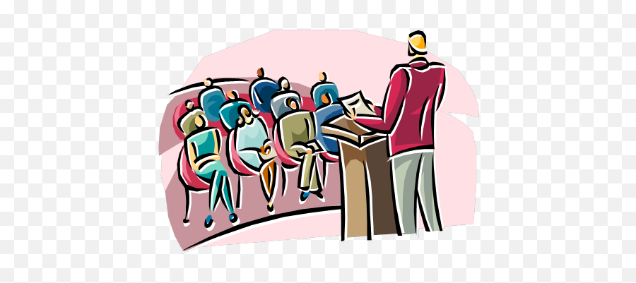 Download Vector Freeuse Library Public Speaking Clipart - Town Meeting Clipart Png,Art Png