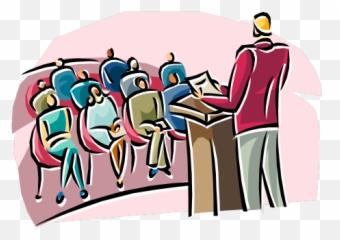 Download Vector Freeuse Library Public Speaking Clipart - Town Meeting Clipart Png,Art Png