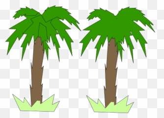Free Clipart Toon Palm Tree Mehran - Two Trees Art png