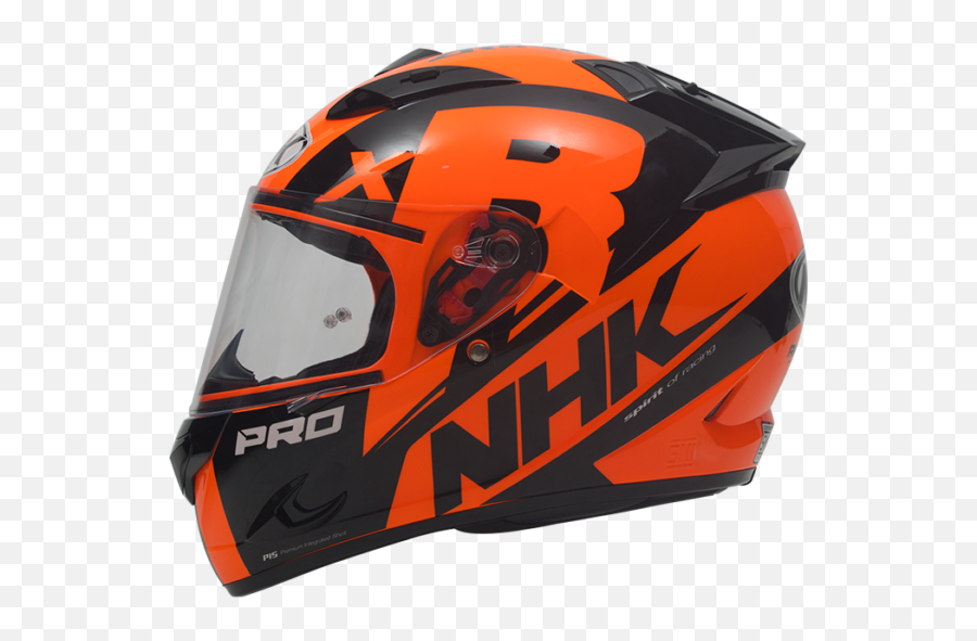 Nhk Race Pro Zr 650 Orange Flo Helmet Png Icon Joker